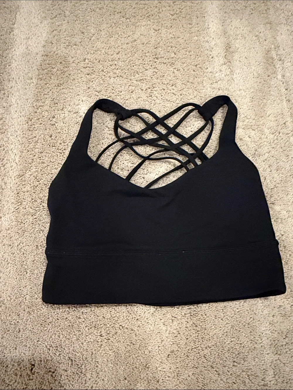 lululemon athletica Free to be wild longline sport bra size 6